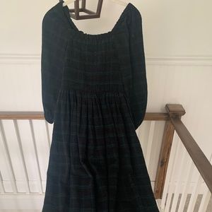J Crew Tartan Flannel Midi Dress - XXS